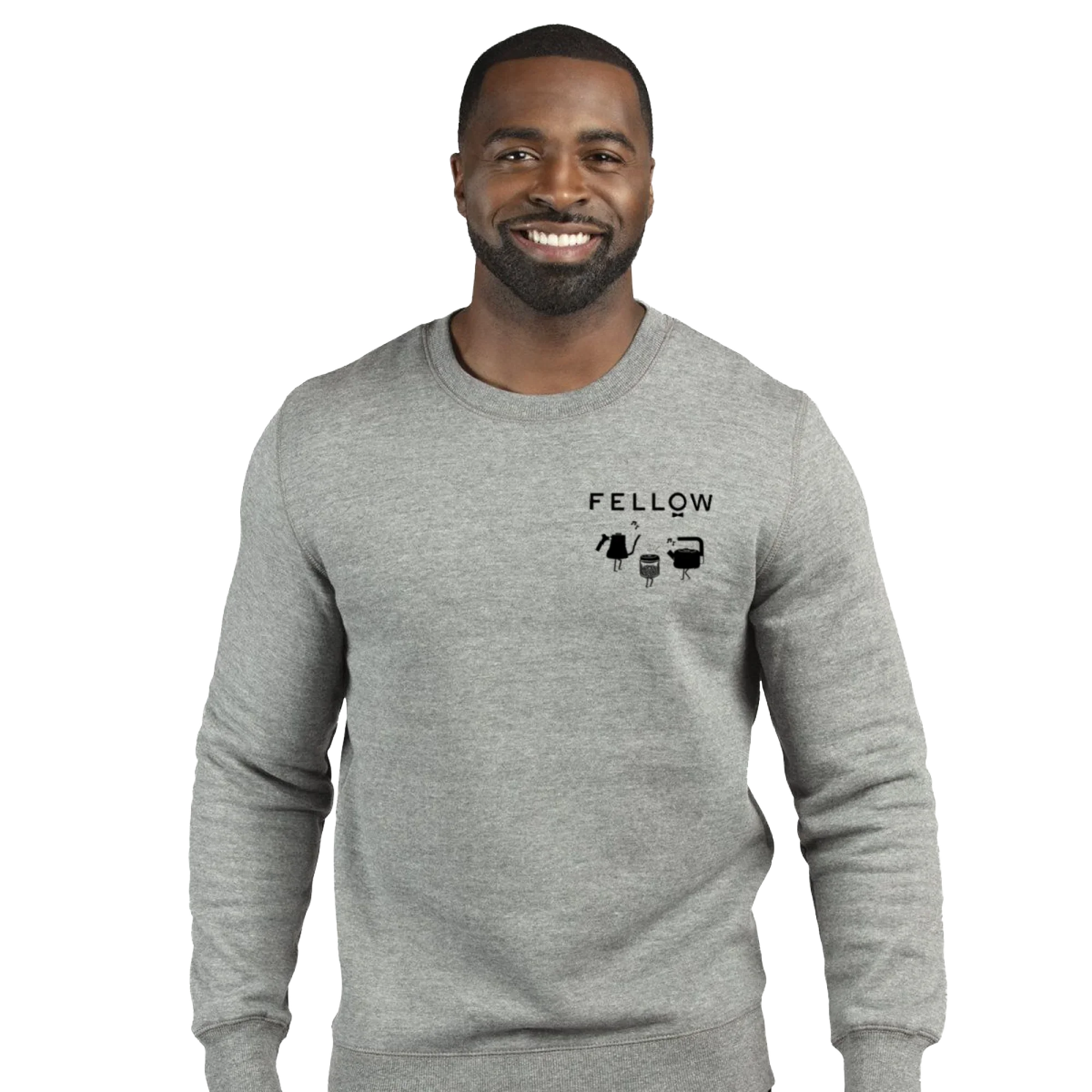 Fellow Logo Grey Crew